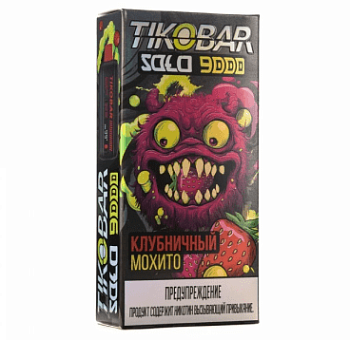 Tikobar SOLO 9000 одноразовый POD "Strawberry Mojito / Клубничный Мохито" 20мг.